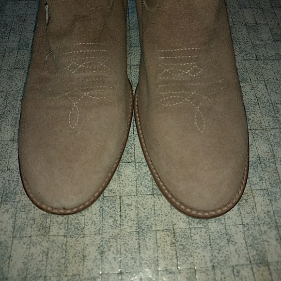 Kid's Suede Cowboy Boots - Picture 5 of 6